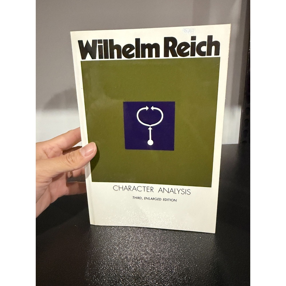 Wilhelm Reich Character Analysis 3rd Enlarged Edition Paperback 1990 Psychology